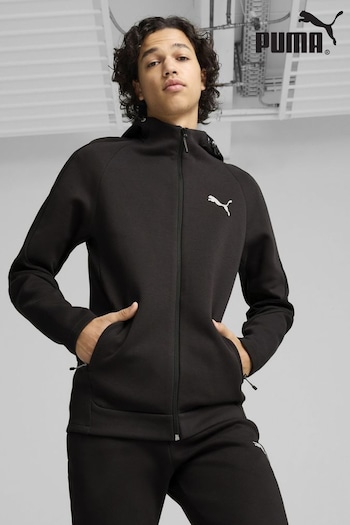 Puma Black Mens Evostripe Full Zip Hoodie (AG5243) | £70