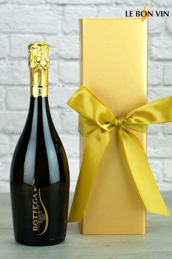 Le Bon Vin Bottega Sparkling Wine in Gold Bow Gift Box (AG5378) | £26