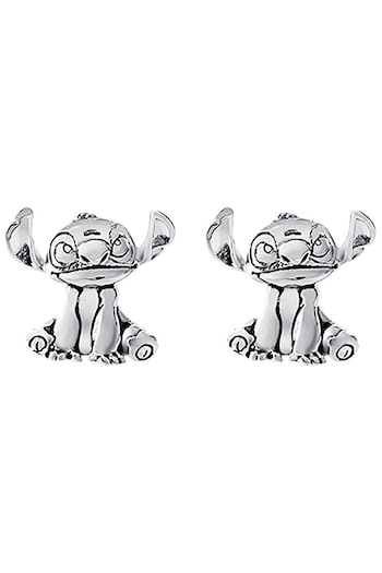 Peers Hardy Silver Tone Disney Lilo and Stitch Stud Earrings (AG5390) | £20