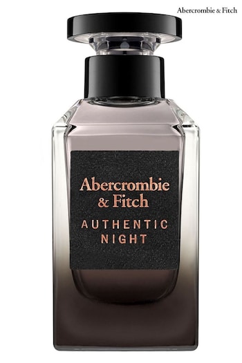 Abercrombie & Fitch Men Authentic Night for Eau De Toilette Fragrance 100ml (AG6567) | £39