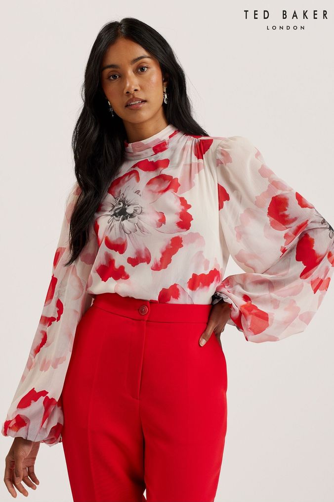 clothing robes women box Headwear Accessories Buy Women s Ted Baker Puff Sleeve Clothing Online ParallaxShops