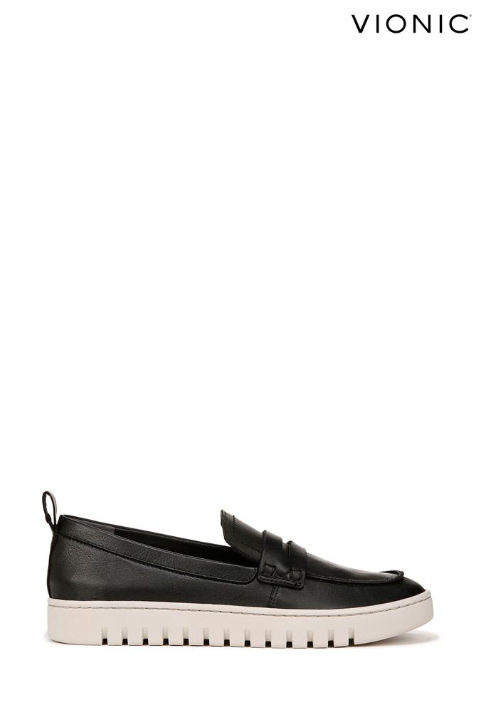 Buy Women s Shoes UK 6.5 EU 40 Black Vionic Flat Leather Footwear Online Running at a moderate pace burns 360 calories AspennigeriaShops
