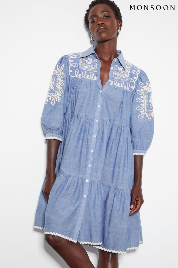 Mint velvet chambray dress outlet