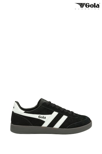 Gola Black Mens Viper Suede Lace Up Trainers (AG9280) | £85