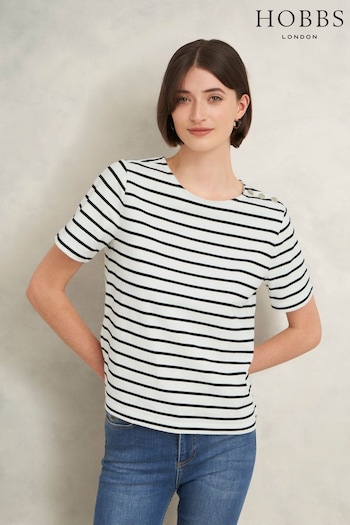 Hobbs White Bethan 100% Cotton Top (AG9308) | £49