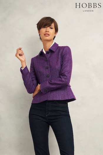 Hobbs Purple Daniella Jacket (AG9318) | £199