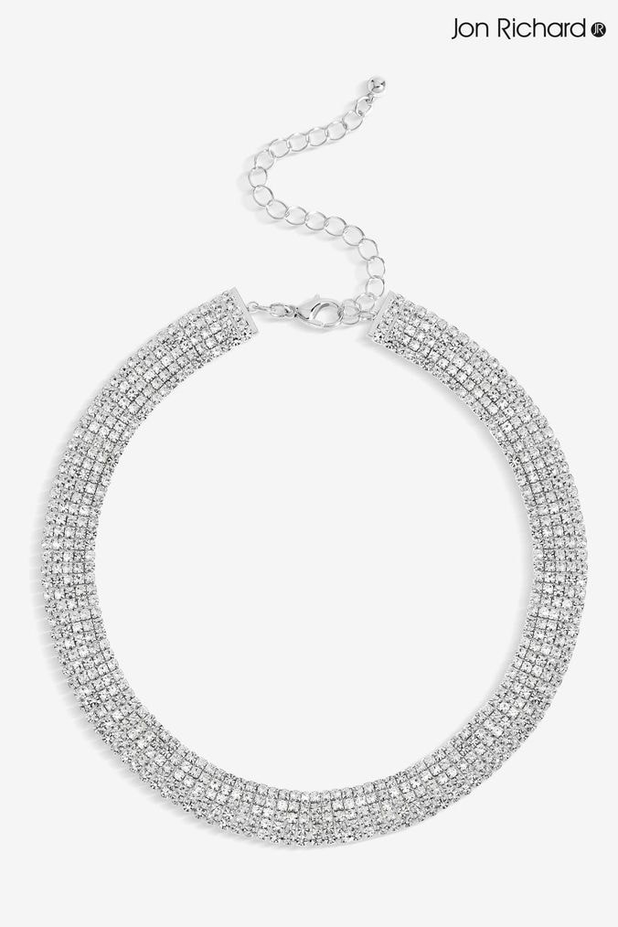 Buy Women s Necklaces Silver Jon Richard Inicio Jewellery Online OptionsrealestateShops