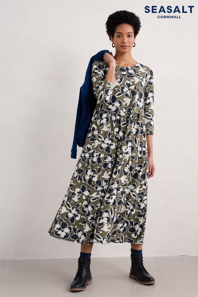 Buy Women s Seasalt Cornwall Lipsy A line 3 4 Sleeve Dresses Online ArvindShops