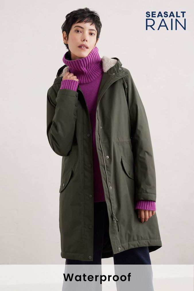 Buy Women s New In Seasalt Cornwall Jigsaw Coatsandjackets Online ParallaxShops