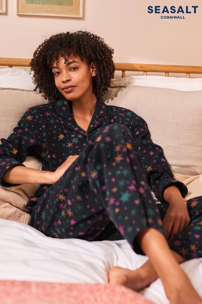 Buy Women s Pyjamas Black Star Nightwear Online Next UK