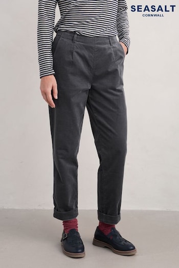 Seasalt Cornwall Grey Crackington Trousers (AG9407) | £68