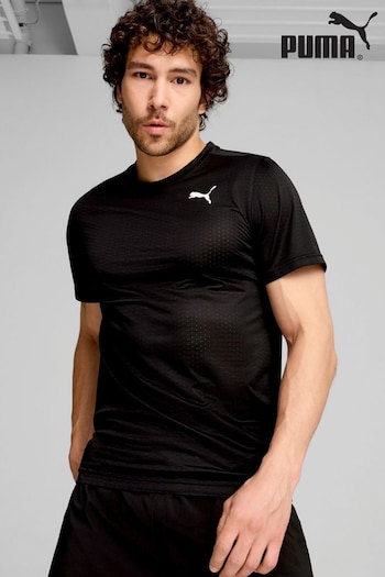 Puma Black Mens Favourite Blaster Training T-Shirt (AG9464) | £20