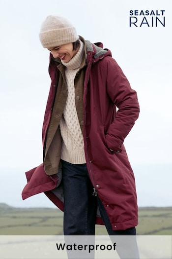 Seasalt Cornwall Purple Janelle Coat (AG9863) | £170