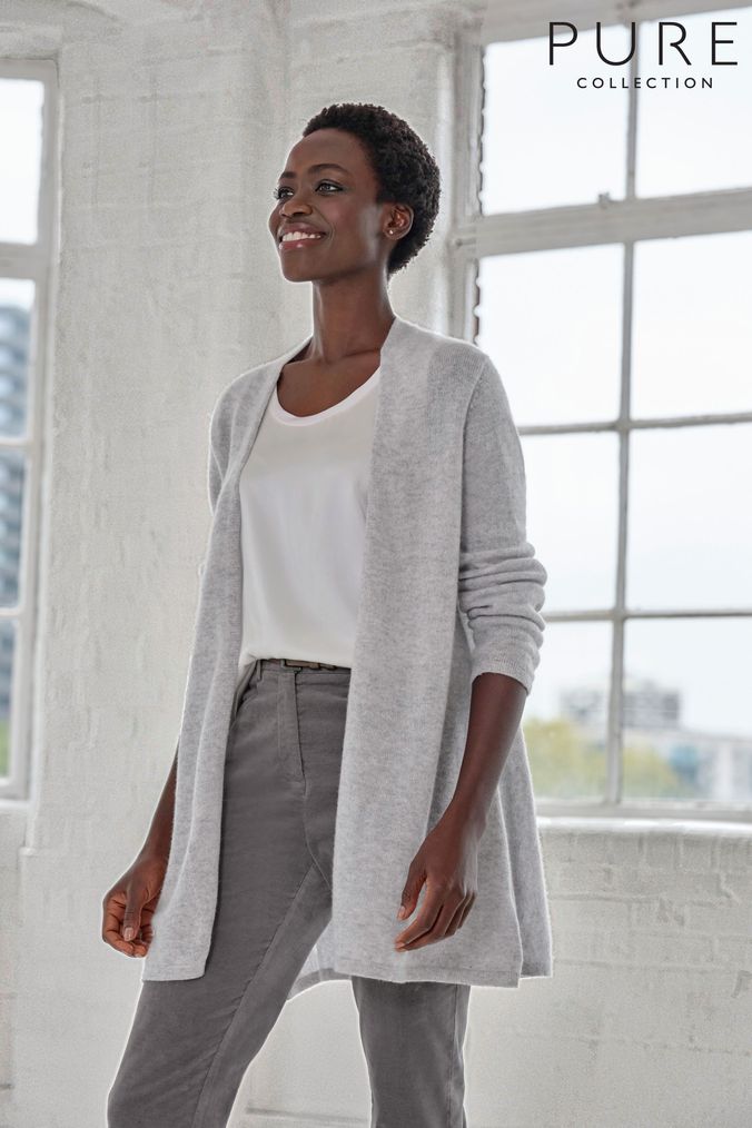 Buy Women s Cardigans Pure Collection Knitwear Online Next UK