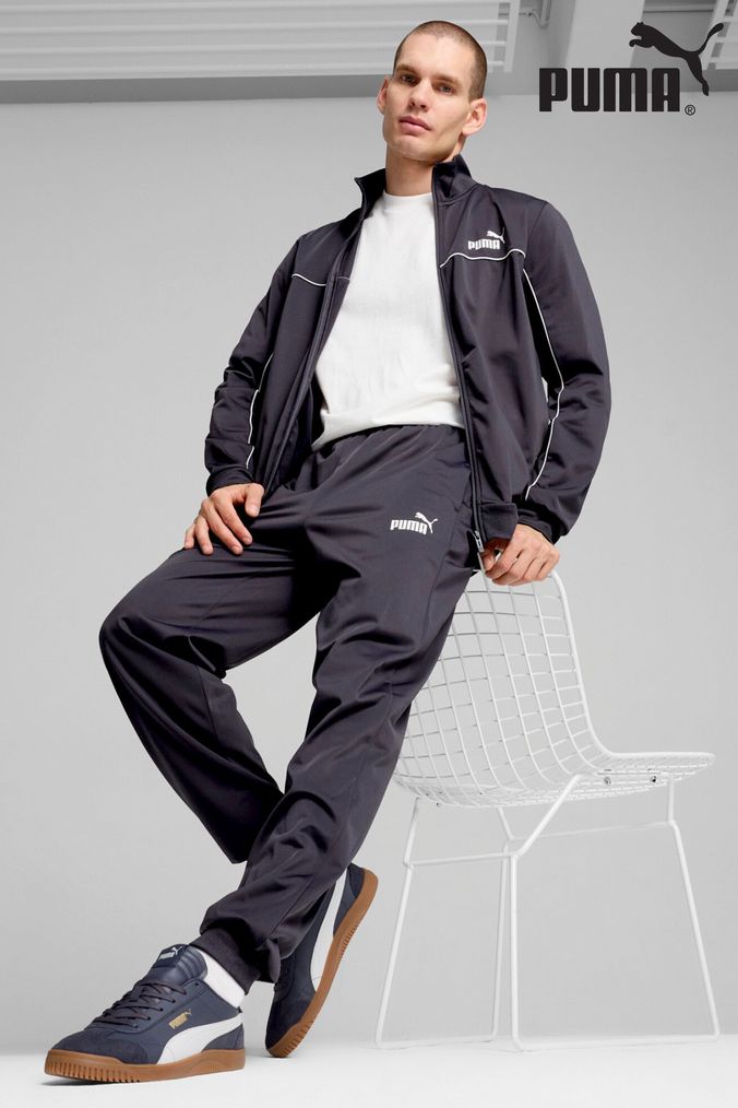 Mens grey puma tracksuit top