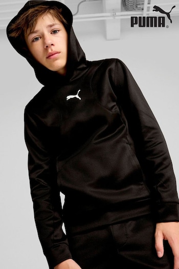 Puma Black Kids glitz Hoodie (AH3787) | £50