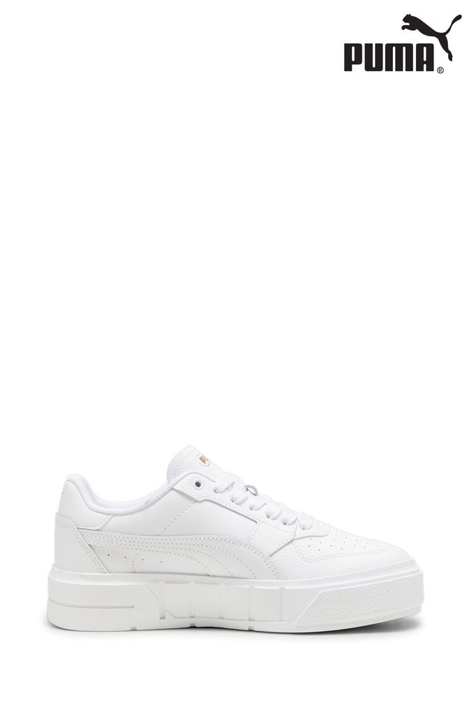 Girls white puma trainers cheap