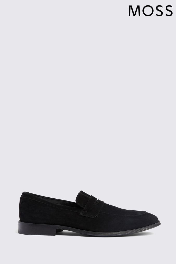 Black suede shoes next on sale