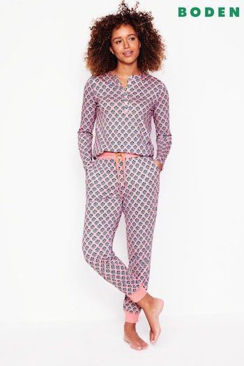 Boden Pink Jersey Pyjama Bottoms (AH4349) | £38