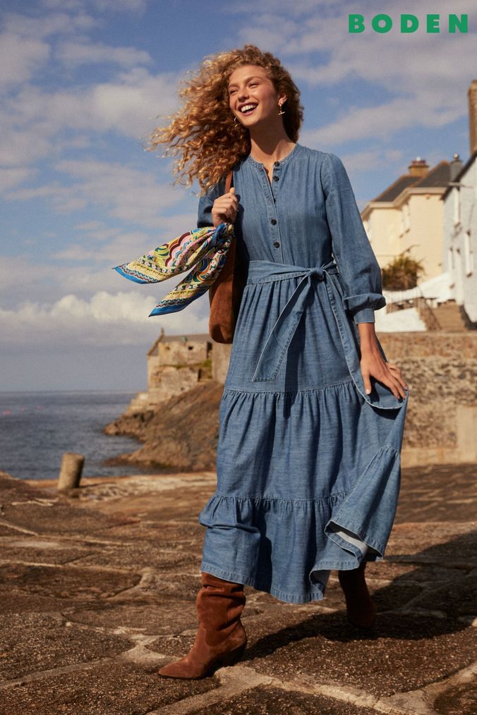 Denim Maxi Dresses Casual Denim Maxi Dresses Next UK