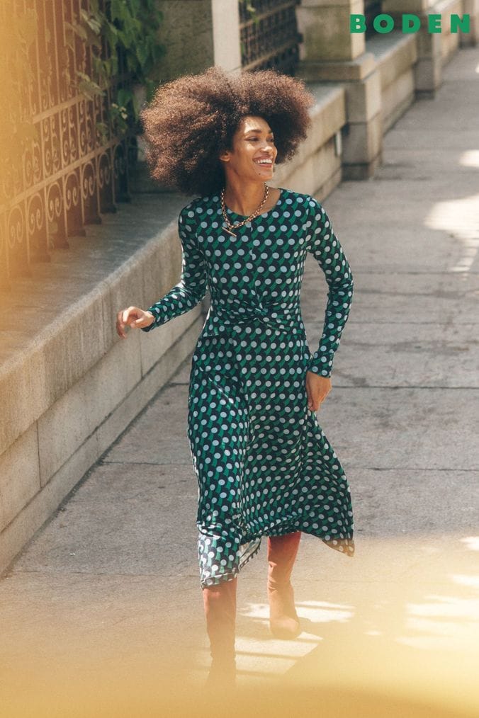 Next blue spotty dress cheap