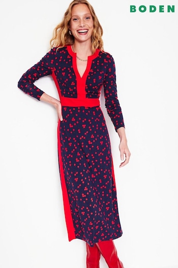 Boden Blue Catherine Ponte Midi Dress (AH4805) | £120