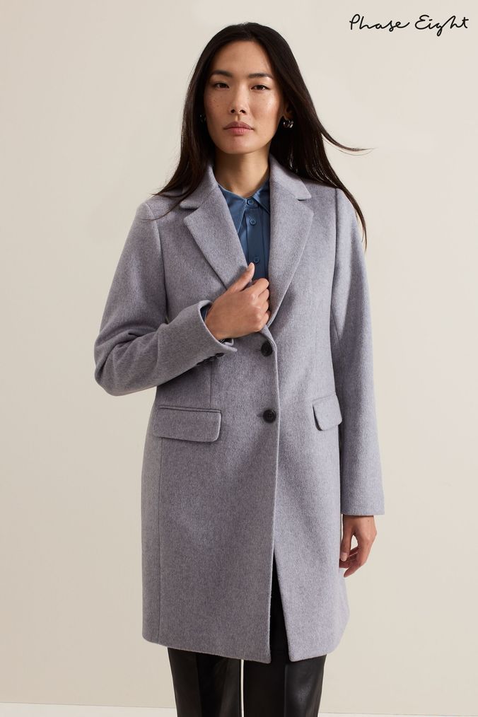 Next grey coat womens on sale