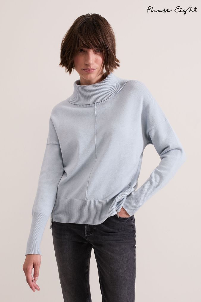 Buy Women s Blue Phase Eight Knitwear Online Next UK