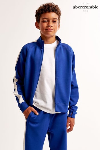 Abercrombie & Fitch Blue Zip-Up Sports Jacket (AH5642) | £42 - £44