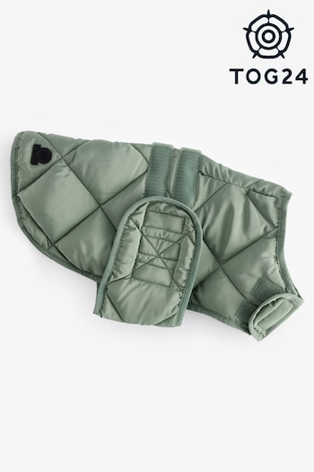 Tog 24 Green Fido Dog Padded Faded Coat (AH5668) | £34