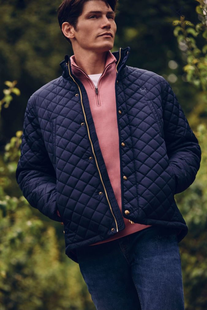 Buy Men s Jackets Blue Crew Clothing Company Coatsandjackets Online Next UK