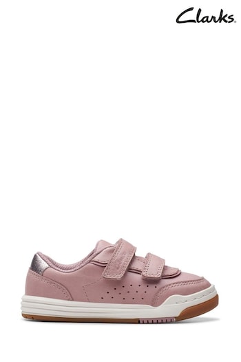 Clarks Dusty Pink Narrow Fit  (E) Urban Solo T. Trainers (AH6813) | £42