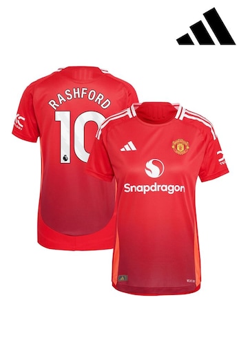 9-5 Red Manchester United Home Authentic Shirt 2024-25 (AH7143) | £125