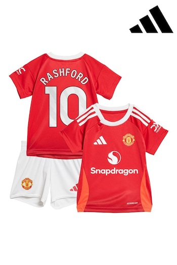 adidas Red Baby Manchester United Nudie Kit Shirt 2024-25 (AJ0564) | £55