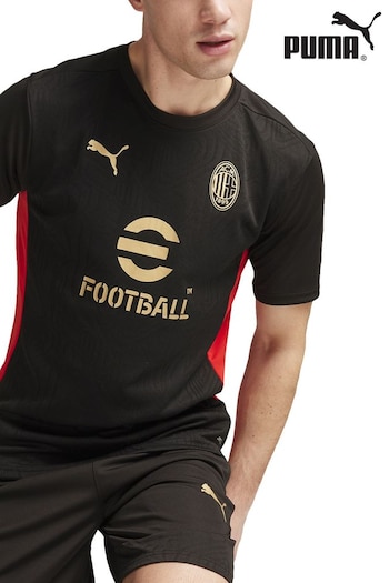 Puma Black AC Milan Training Jersey (AJ1004) | £45