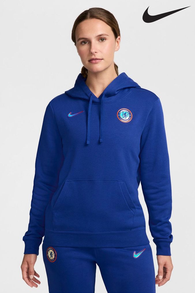 Buy Women s Nike Hoodies Blue Online Next UK