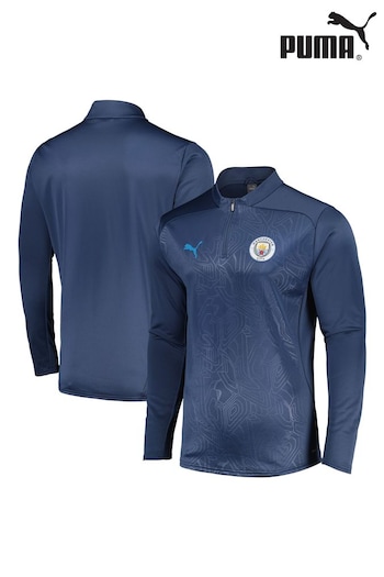 Puma Blue Manchester City Training Fleece (AJ1054) | £70