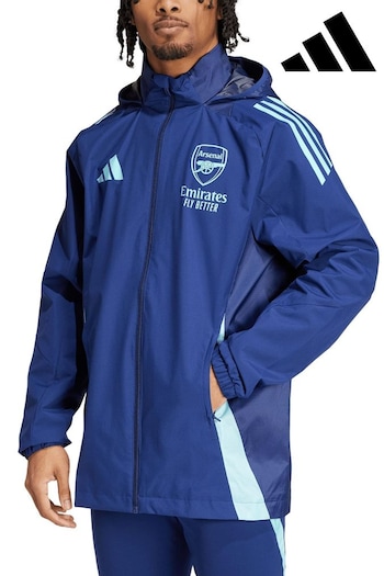 adidas Blue Arsenal Training All Weather Jacket (AJ1095) | £85