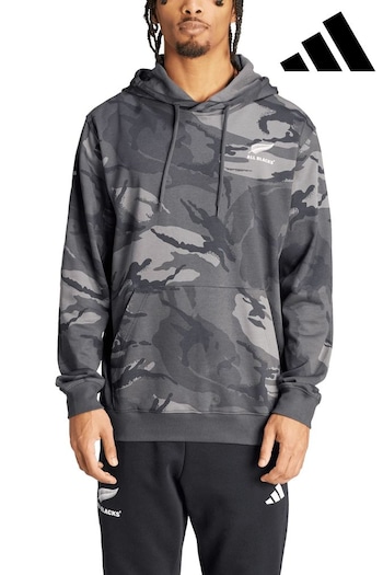 adidas Grey All Blacks Camo Grey Hoodie (AJ1104) | £60