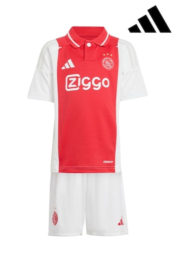 adidas White Ajax Home Minikit 2024-25 (AJ1599) | £50