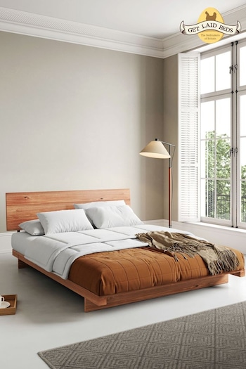 Get Laid Beds Cinnamon Low Fuji Solid Wood Attic Bed (AJ1735) | £0