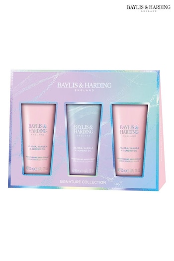 Baylis & Harding Jojoba, Vanilla Almond Oil Luxury Hand Treats Gift Set (AJ2845) | £8