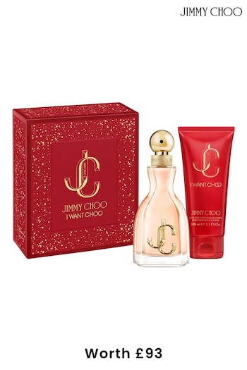 Jimmy Choo I Want Choo Eau de Parfum 60ml & Body Lotion 100ml Gift Set (Worth £93) (AJ3440) | £74