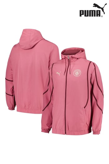 Puma Pink Manchester City Pre Match Jacket (AJ4388) | £85