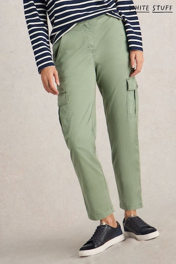 White Stuff Green Everleigh Cargo trousers lichte (AJ4853) | £59