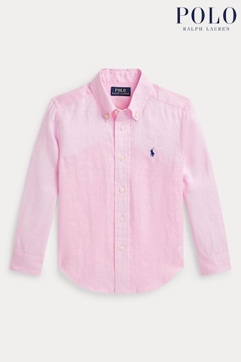 Polo Ralph Lauren Boys Linen Shirt (AJ4924) | £79 - £89