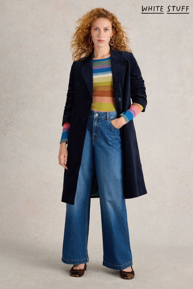 Buy Women s Blue Coatigan Coatsandjackets Online Next UK