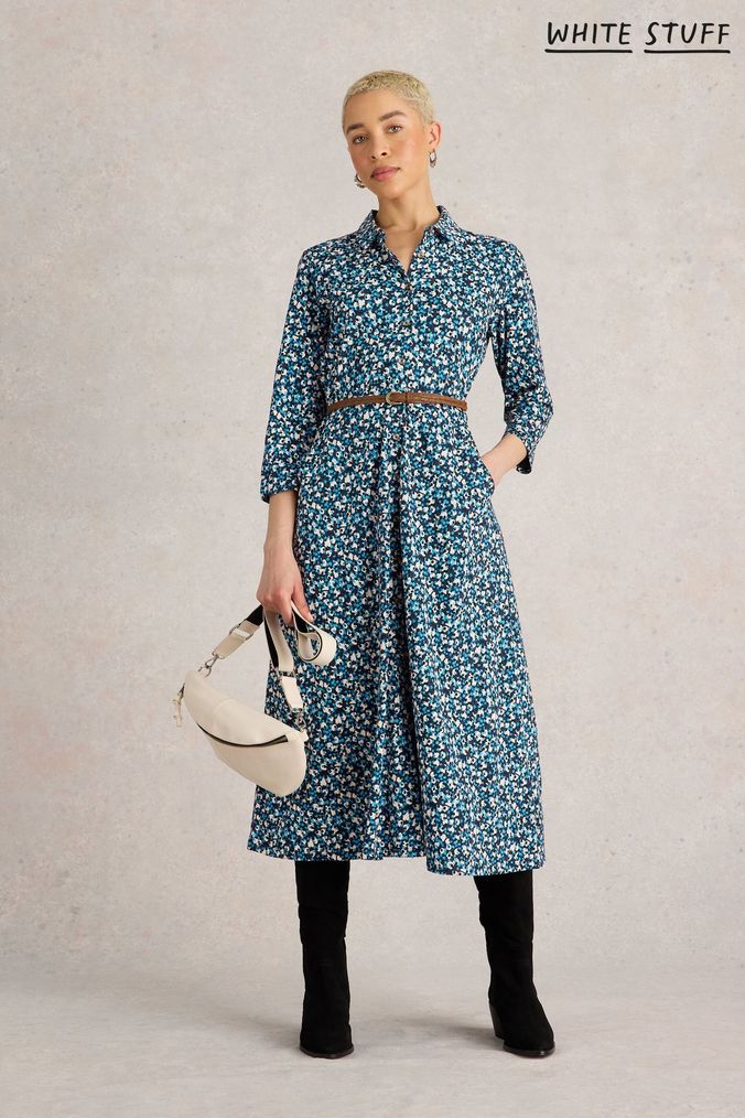 Womens Floral Shirt Dresses Printed Shirt Dresses Next UK