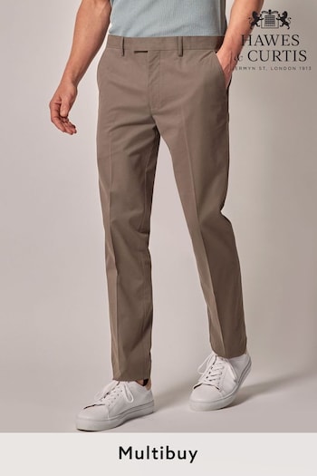 Hawes & Curtis Slim Green Smart Chinos (AJ5741) | £69