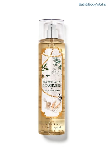 Bath & Body Works Snowflakes and Cashemere Fine Fragrance Body Mist 8 fl oz / 236 mL (AJ5807) | £18